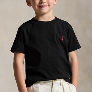 Polo Ralph Lauren Boys' Classic Fit Black Crew Neck Tee S/P/CH (8)